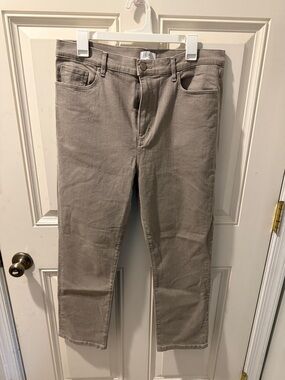 LOFT High-Rise Women's Jeans in Taupe
